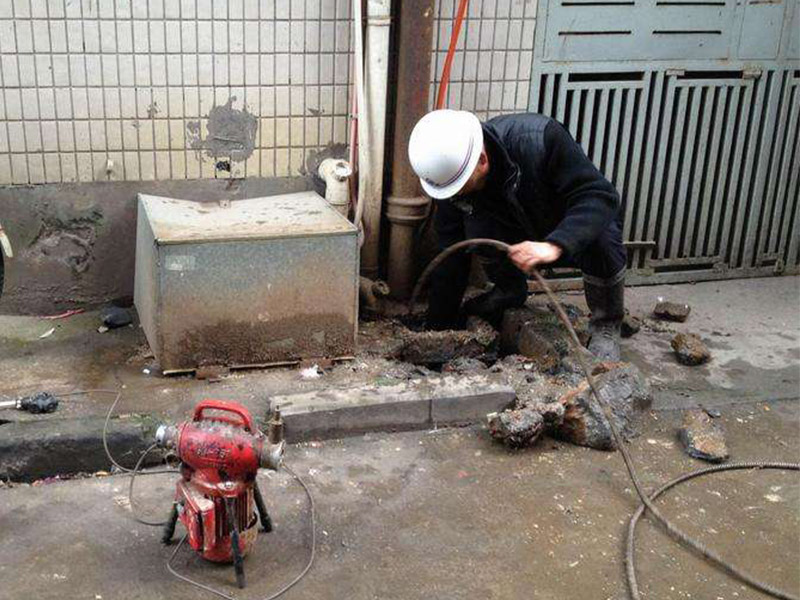 灵山疏通下水道-洗菜池疏通